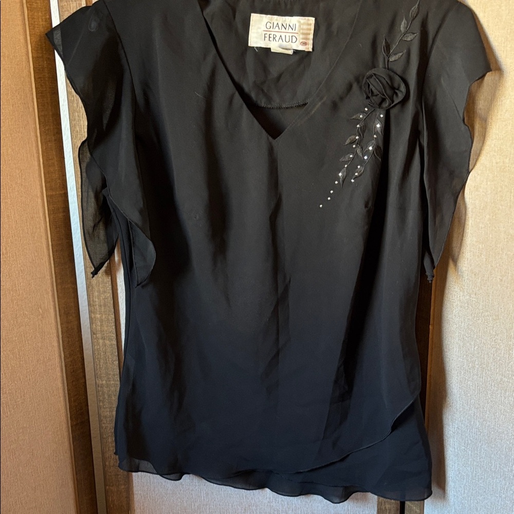 Black Gianni feraud Women's Top 38